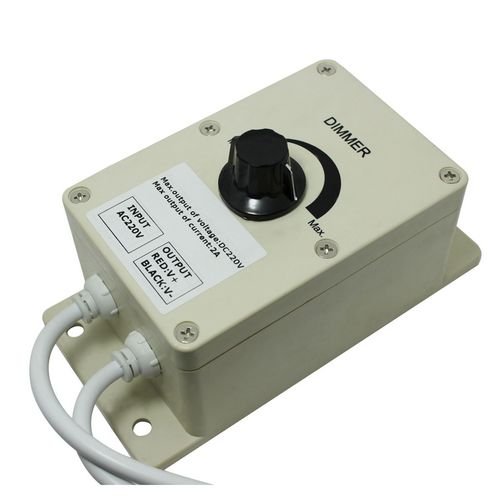 AC90-265V LED Universal PWM Adjustable Brightness Light Switch Dimmer Controller For Single color High Voltage led lights strip